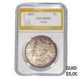 1892 Morgan Silver Dollar PGA MS64