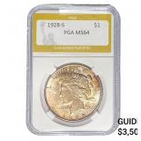 1928-S Morgan Silver Dollar PGA MS64