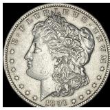 1891 Silver Morgan Dollar CHOICE AU