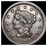 1851 Braided Hair Large Cent NEARLY UNCIRCULATED