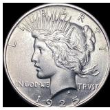 1925 Silver Peace Dollar CHOICE BU