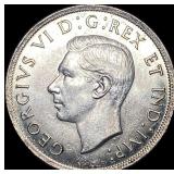 1938 Silver Canada Dollar CHOICE BU