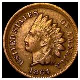 1864 Bronze Indian Head Cent CLOSELY UNCIRCULATED