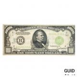 1934 $1000 Bank of New York Green Seal Note
