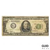1934 $500 Federal Reserve Note Green Seal