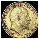 1909 Silver Threepence (UK) NEARLY UNCIRCULATED