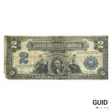 1899 $2 Large Silver Certificate Blue Seal