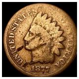 1877 Indian Head Cent NICELY CIRCULATED
