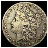1894-S Silver Morgan Dollar LIGHTLY CIRCULATED