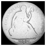 1891 Silver Half Dollar NICELY CIRCULATED