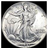 1941 Silver Half Dollar (Walking Liberty) CHOICE B