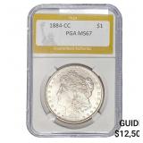 1884-CC Morgan Silver Dollar PGA MS67