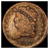 1809 Classic Head Half Cent LIGHTLY CIRCULATED