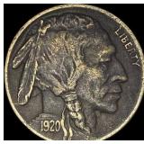 1920-D Buffalo Nickel NEARLY UNCIRCULATED