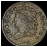 1835 Classic Head Half Cent CLOSELY UNCIRCULATED