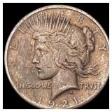 1921 Silver Peace Dollar LIGHTLY CIRCULATED