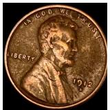 1912-S Lincoln Wheat Cent NEARLY UNCIRCULATED