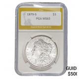1879-S Morgan Silver Dollar PGA MS65