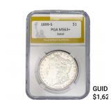 1899-S Morgan Silver Dollar PGA MS63+ Detail