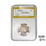 1929-D Buffalo Nickel PGA MS64+