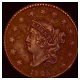 1825 Coronet Head Large Cent CLOSELY  UNCIRCULATE