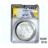 1923-S Silver Peace Dollar ANACS AU58