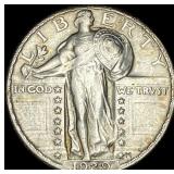1929 Standing Liberty Silver Quarter  UNCIRCULATE