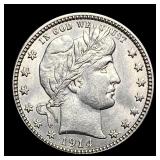 1914 Barber Silver Quarter UNCIRCULATED