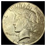 1935-S Silver Peace Dollar UNCIRCULATED
