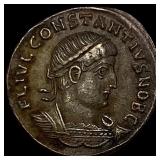 Roman Constantinus II 324-337 Bronze Red. Follis