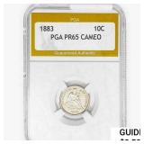 1883 Seated Liberty Dime PGA PR65 Cameo