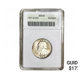 1937-D Washington Silver Quarter ANACS MS62