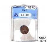 1864 Indian Head Cent ANACS EF40 With L