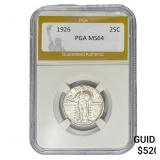 1926 Standing Liberty Quarter PGA MS64