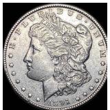 1891-CC Silver Morgan Dollar CLOSELY UNCIRCULATED