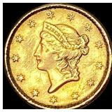1853 Gold $1 Liberty Head Type 1 HIGH GRADE