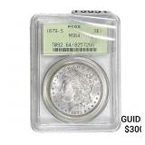 1879-S Morgan Silver Dollar PCGS MS64