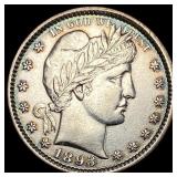 1893 Silver Barber Quarter UNCIRCULATED