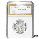 1920-S Standing Liberty Quarter PGA MS63