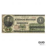 1862 $1 Series 133 US Large Note
