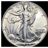 1940 Silver Half Dollar Walking Liberty CLOSELY UN