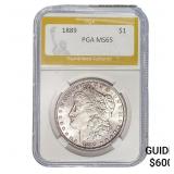 1889 Morgan Silver Dollar PGA MS65