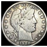 1900-O Silver Barber Half Dollar NICELY CIRCULATED