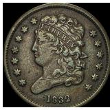 1832 Classic Head Half Cent NEARLY UNCIRCULATED
