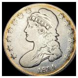1834 Capped Bust Half Dollar LIGHTLY CIRCULATED
