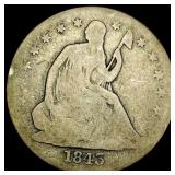 1843 Silver Half Dollar (Seated Liberty) NICELY CI
