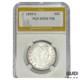 1899-S Barber Half Dollar PGA MS64