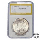 1926-D Silver Peace Dollar PGA MS66