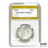 1909 Barber Half Dollar PGA PR64 Cameo