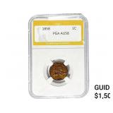 1858 Flying Eagle Cent PGA AU58